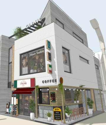 江古田駅 徒歩1分 3F スケルトン物件 【飲食可】 (218601)