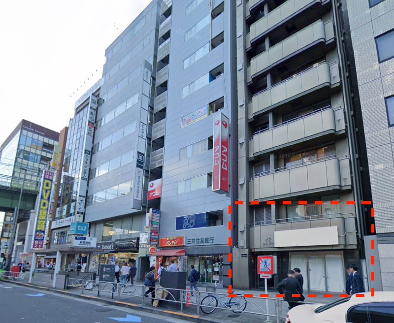 【秋葉原駅昭和通り口２分】１階１１.２５坪。昭和通りに面し、看板設置可能物件。飲食不可 (221032)