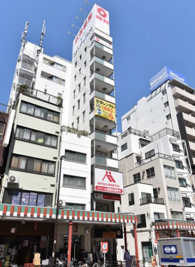 【HS0930】浅草駅1分。10階店舗物件。事務所も可能。飲食不可。賃料770,000円。 (221620)