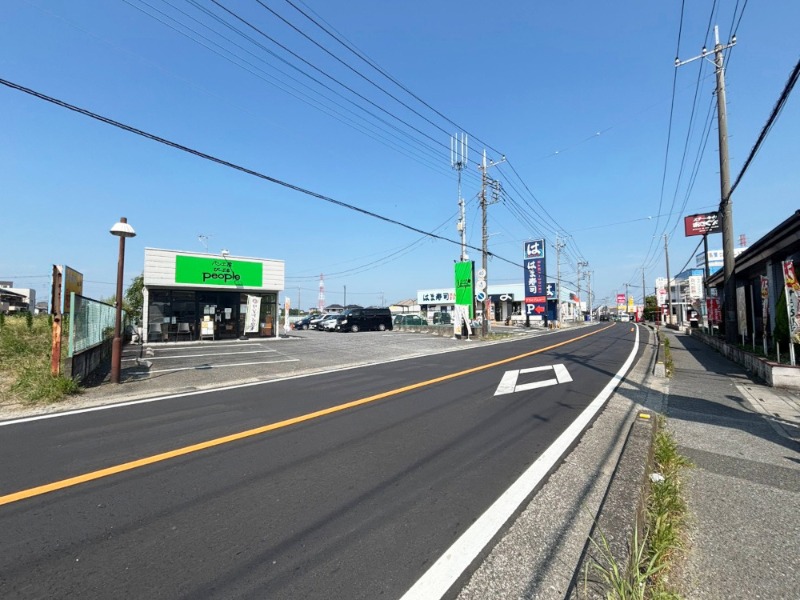 埼玉県越谷エリア、ロードサイド物件!新旧国道4号線を結ぶ県道沿い、特大看板で視認性◎ (221788)