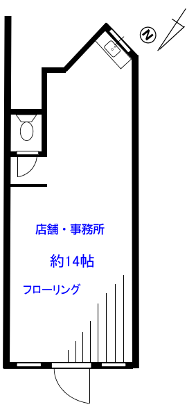 【HS1008】仙川駅徒歩8分。1階路面。物販、塾、美容関係おすすめ。 (223017)