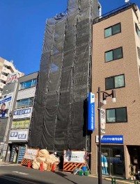 東急東横線・日比谷線「中目黒」駅徒歩1分／山手通り沿いの新築店舗スペース（3階・スケルトン渡し） 【業種相談】 (223225)