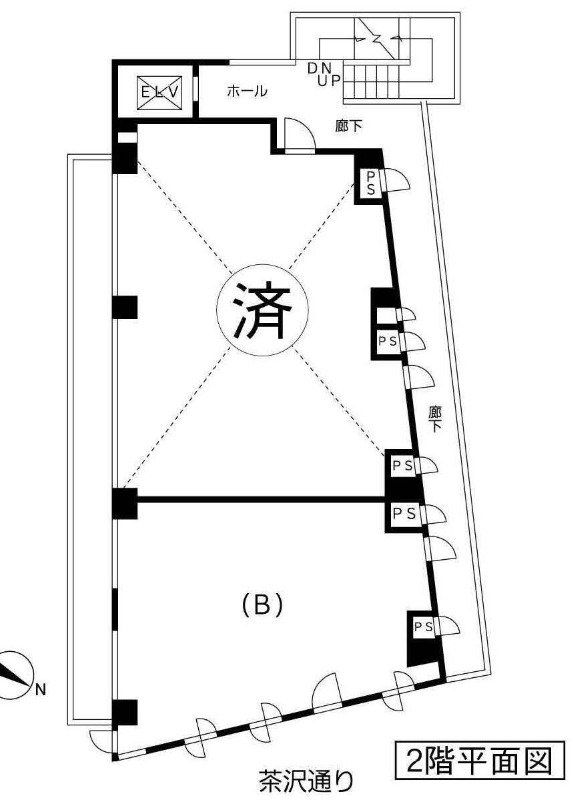 三軒茶屋駅徒歩3分 賃料39.6万円 17坪 【飲食不可】 (223700)